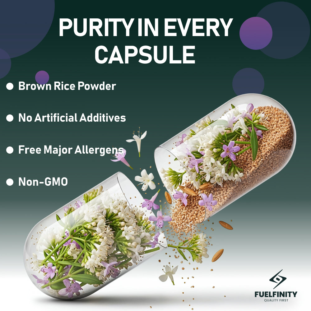 Potent Valerian Root Capsules 10.000mg FuelFinity Store